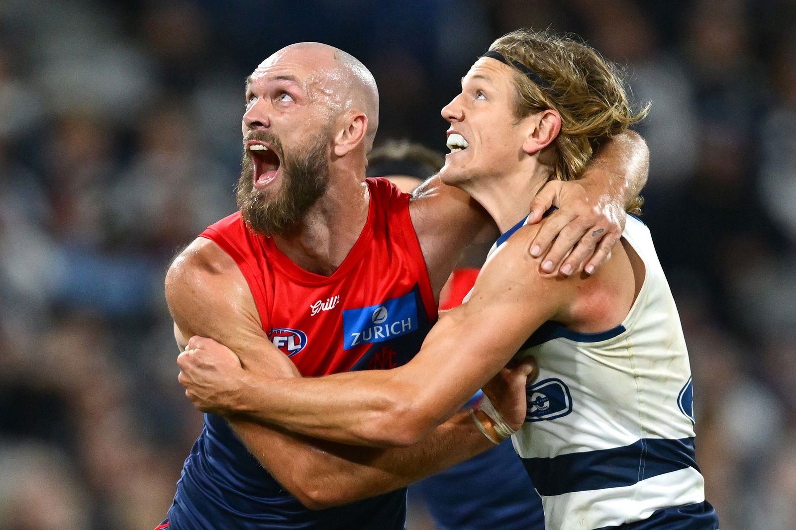 Max Gawn and Rhys Stanley
