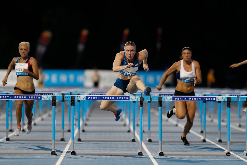 Hurdles at WA Aths