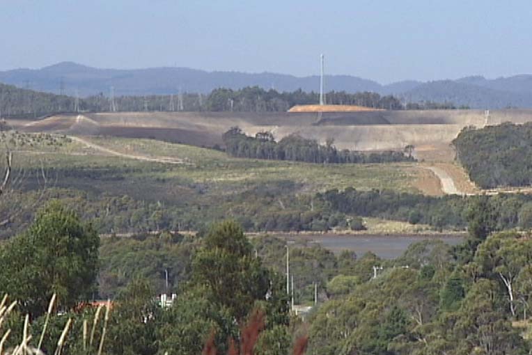Site of former Gunns pulp mill in Tamar Valley, Tasmania.