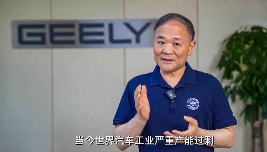 Geely Auto chairman Li Shufu told the Chongqing Auto Show over the weekend that the company will stop building new car plants. Photo: Handout