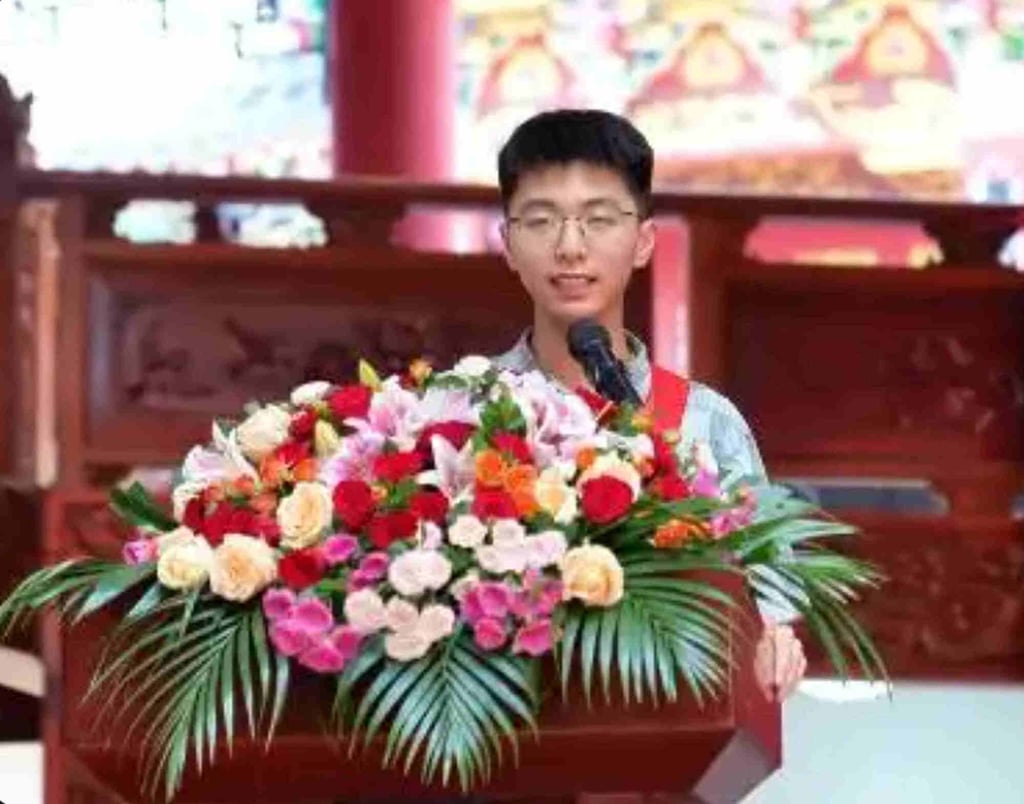 Li Guoyao scored impressive marks in China’s national college entrance examination. Photo: Weibo