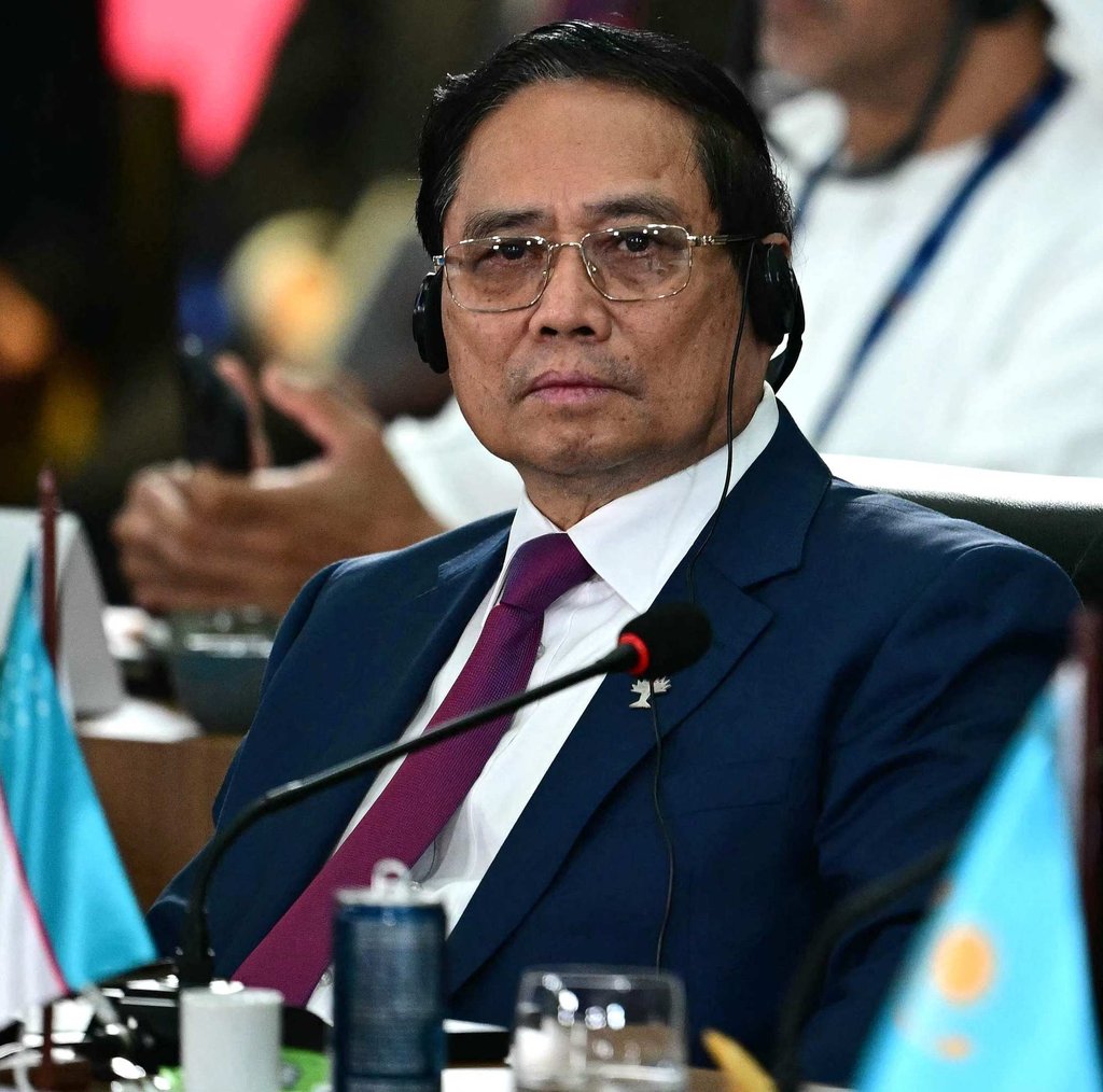 Vietnam’s Prime Minister Pham Minh Chinh attends the Brics summit in Rio de Janeiro, on Sunday. Photo: AFP