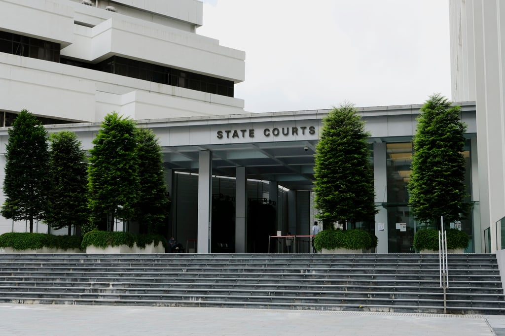 The main entrance of the state courts in Singapore. Singapore’s Hyflux founder Olivia Lum is facing criminal charges in court over her company’s failure to disclose information to investors. Photo: AP