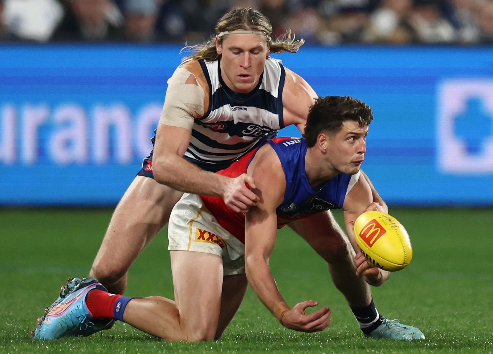 Jarrod Berry was highly influential when Brisbane defeated Geelong at Kardinia Park in Round 15.