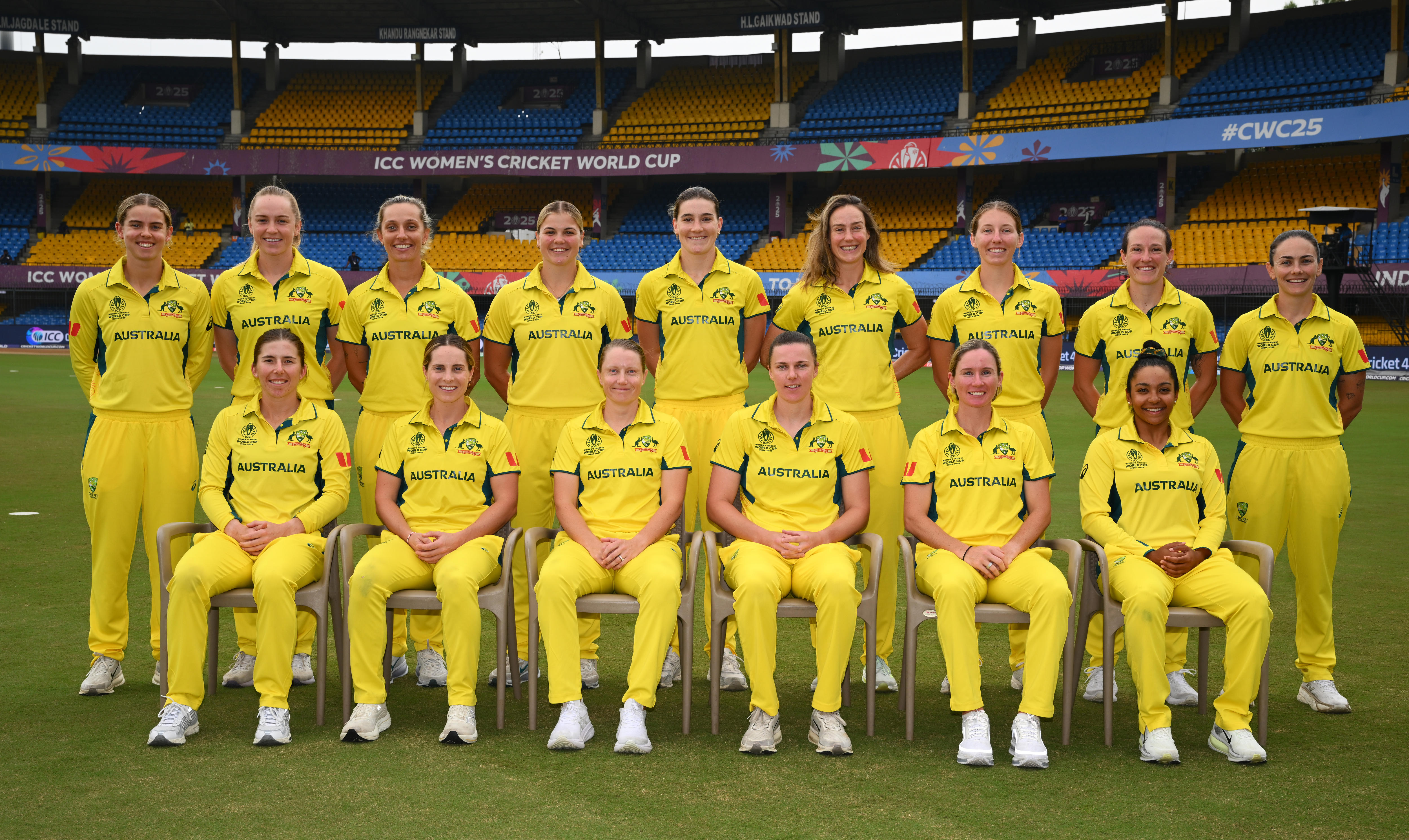 Australia's women's cricket team team photo