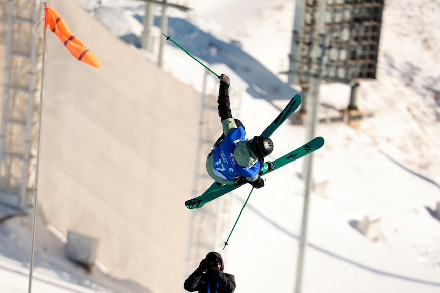 Indra Brown completes a trick