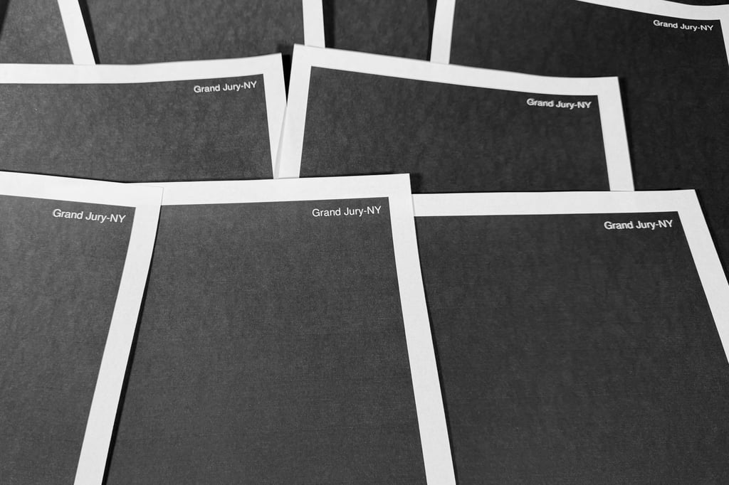 A New York grand jury file into Jeffrey Epstein and Ghislaine Maxwell released on Friday was totally redacted. Photo: AP