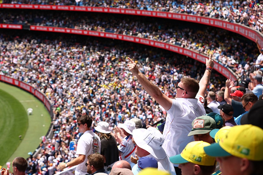 Fans at the MCG