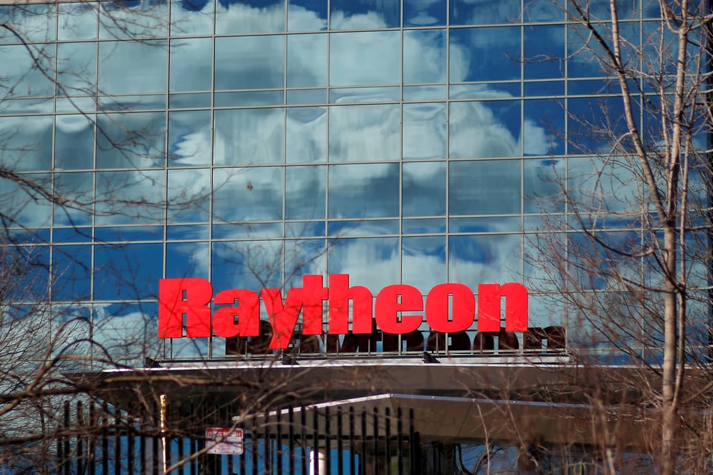 Raytheon’s offices are seen in Woburn, Massachusetts, in January 2017. Photo: Reuters Raytheon’s offices are seen in Woburn, Massachusetts, in January 2017. Photo: Reuters