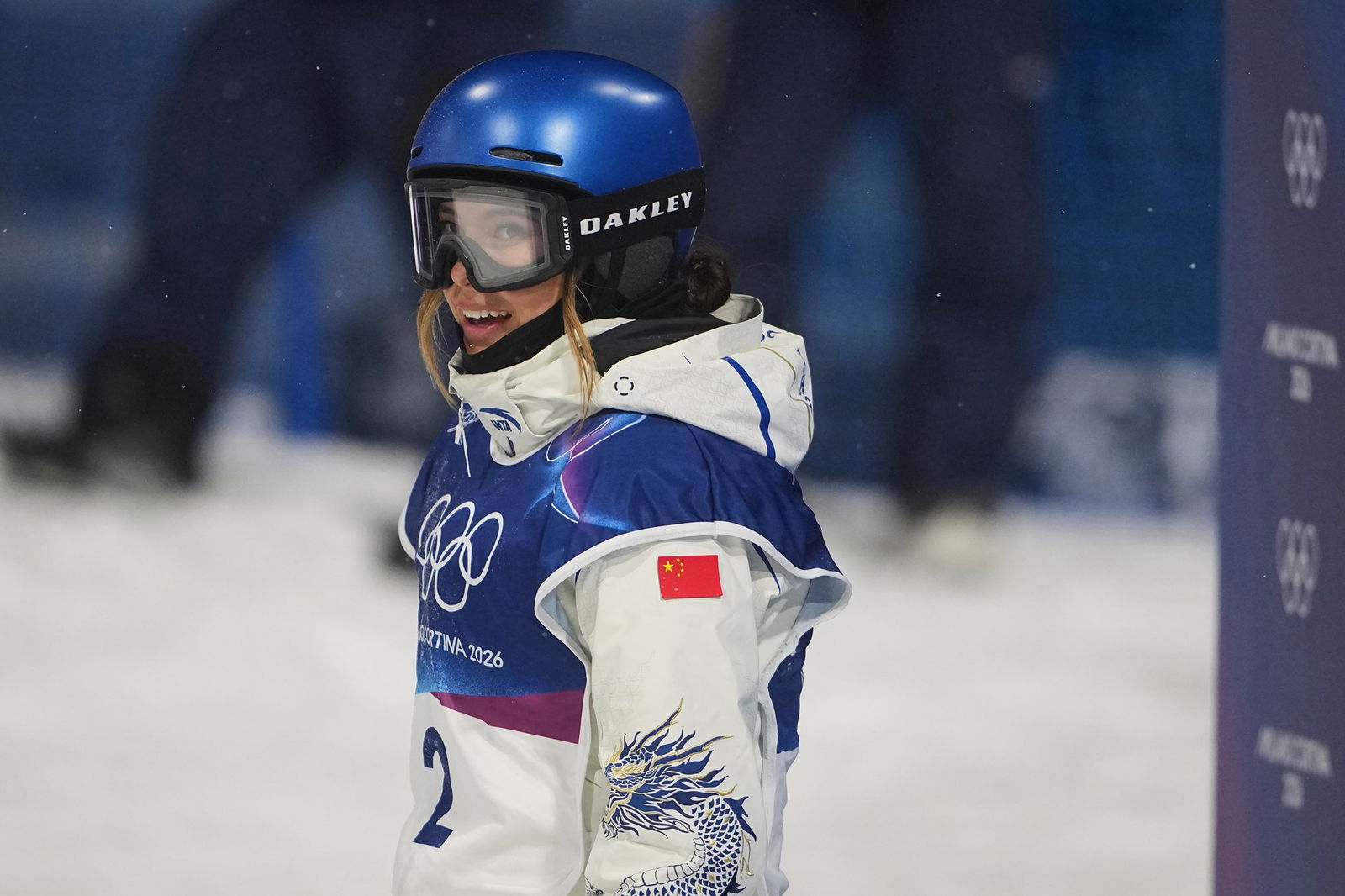 Eileen Gu at the Winter Olympics.