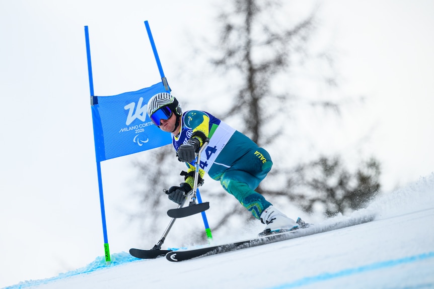 Michael Milton competing at the 2026 Paralympic Games