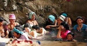 Tibetan ‘Bathing Festival’ sees people bathe in natural waters, socialise, seek romantic partners
