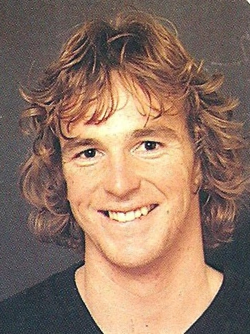 Neale Daniher's image from his footy card when he played for Essendon.