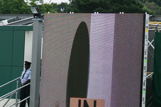 Hawkeye at work at Wimbledon