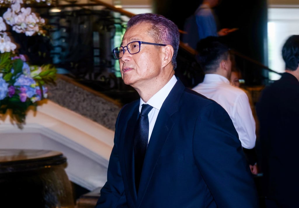 Financial Secretary Paul Chan at the memorial service. Photo: Jonathan Wong