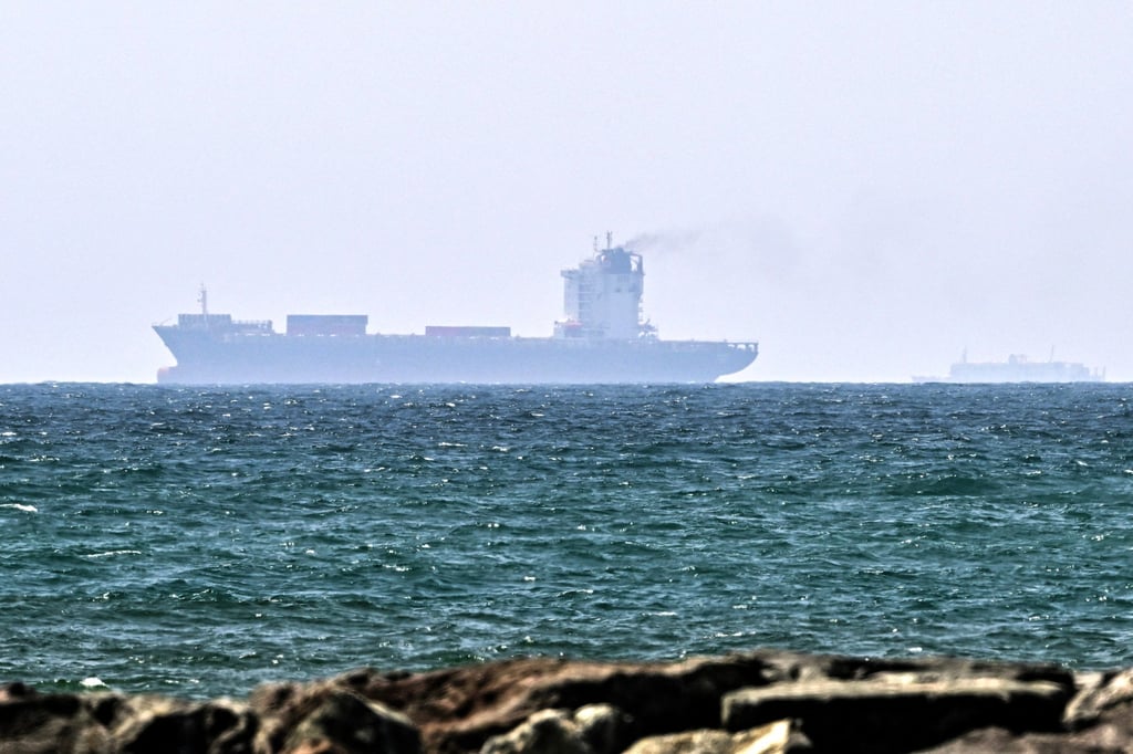 Vessels are seen off the coast of the United Arab Emirates on Thursday. Iran’s new body overseeing the Strait of Hormuz said its claimed area of control extends to Emirati waters. Photo: via TNS Vessels are seen off the coast of the United Arab Emirates on Thursday. Iran’s new body overseeing the Strait of Hormuz said its claimed area of control extends to Emirati waters. Photo: via TNS