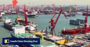 Is China building the world’s largest naval support ship?