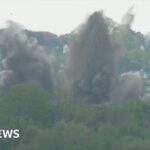 Watch: Moment WW2 bomb detonated in Plymouth
