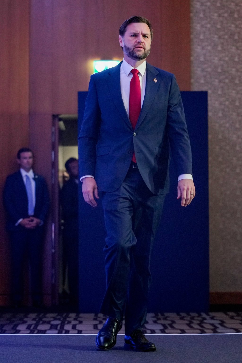 US Vice-President J.D. Vance at the Burgenstock resort in Switzerland on Monday. Photo: via Ap US Vice-President J.D. Vance at the Burgenstock resort in Switzerland on Monday. Photo: via Ap