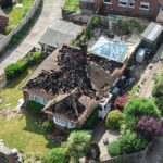 Lightning causes fires and serious house damage