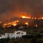 Badly burned British couple rescued from ravine during Spain wildfires, reports say