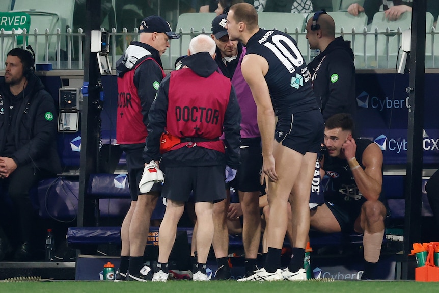 Harry Mckay injured vs Pies