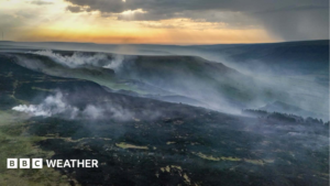 ‘Exceptional’ wildfire risk for parts of UK as heat health alerts issued