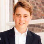 Prince George poses in suit for new photo as he becomes a teenager