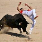 Runner gored in the face at Spain’s San Fermin bull run festival