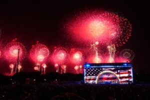 Trump Hails America As ‘Light and Glory’ of the World, Caps It Off With Biggest Fireworks Display Ever