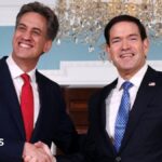 Miliband says re-opening Strait of Hormuz ‘essential’ as he meets Rubio