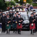 Hundreds mourn police officer killed in A66 crash