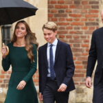 Prince George begins first day at a rainy Eton College