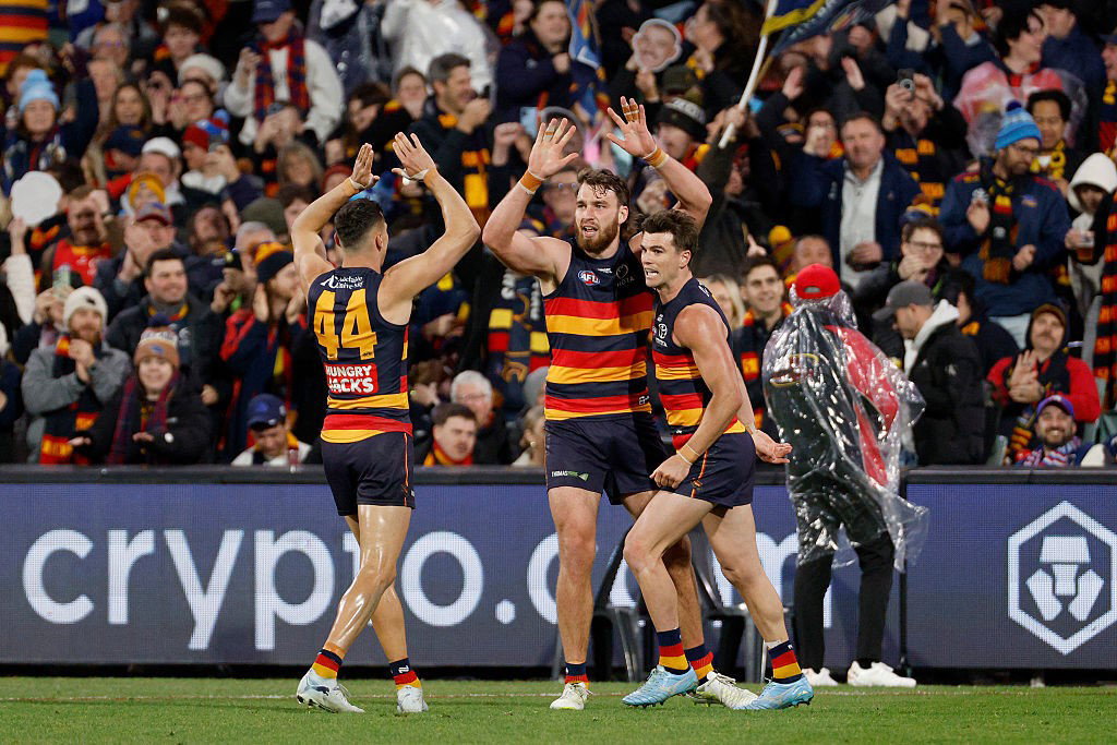 Crows celebrate