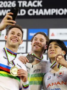 Australia claims second silver at track cycling world championships