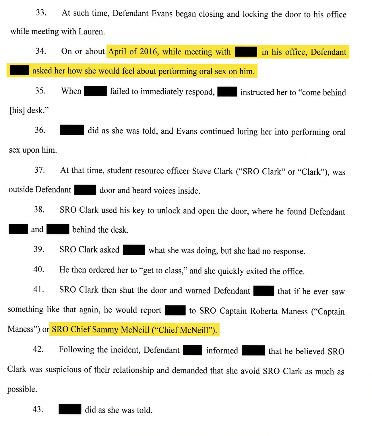 Screenshot of Civil Lawsuit