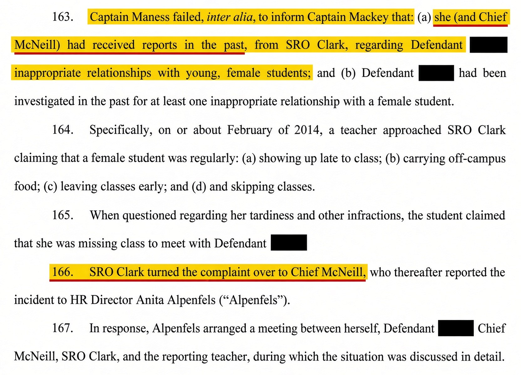 Screenshot of Civil Lawsuit