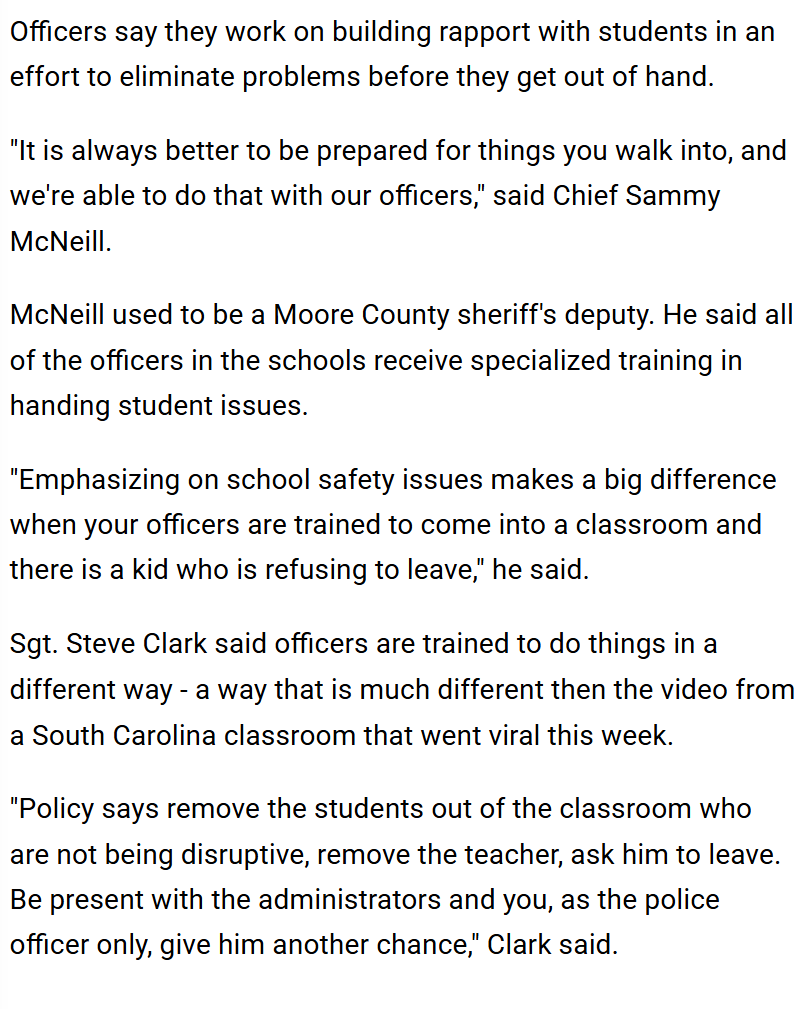 Excerpt from WRAL NEWS 2015 Article