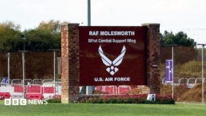Two men arrested on suspicion of trespass at RAF base in Cambridgeshire